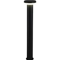 Borne d'éclairage extérieur LED 'Champignon' , en métal et plastique anthracite, avec LED intégrée