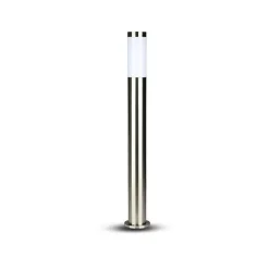 Borne de Jardin Acier Inoxydable 80cm IP44 pour Ampoule E27 - SILAMP