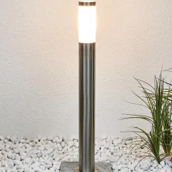 Borne de Jardin Acier Inoxydable 80cm IP44 pour Ampoule E27 - SILAMP