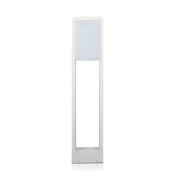 Borne de Jardin Design Blanche 10W LED Samsung IP65 - Blanc Chaud 2300K - 3500K - SILAMP