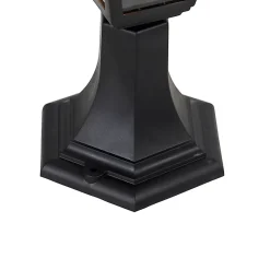Borne d'extérieur classique noire 44 cm IP44 - Capital