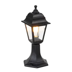 Borne d'extérieur classique noire 44 cm IP44 - Capital