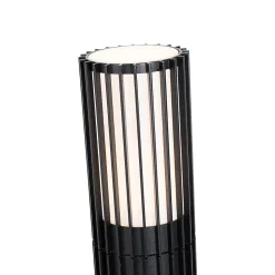 Borne d'extérieur design noire 80 cm IP44 - Boris