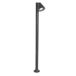 Borne d'extérieur moderne noire 100 cm IP44 orientable - Ciara