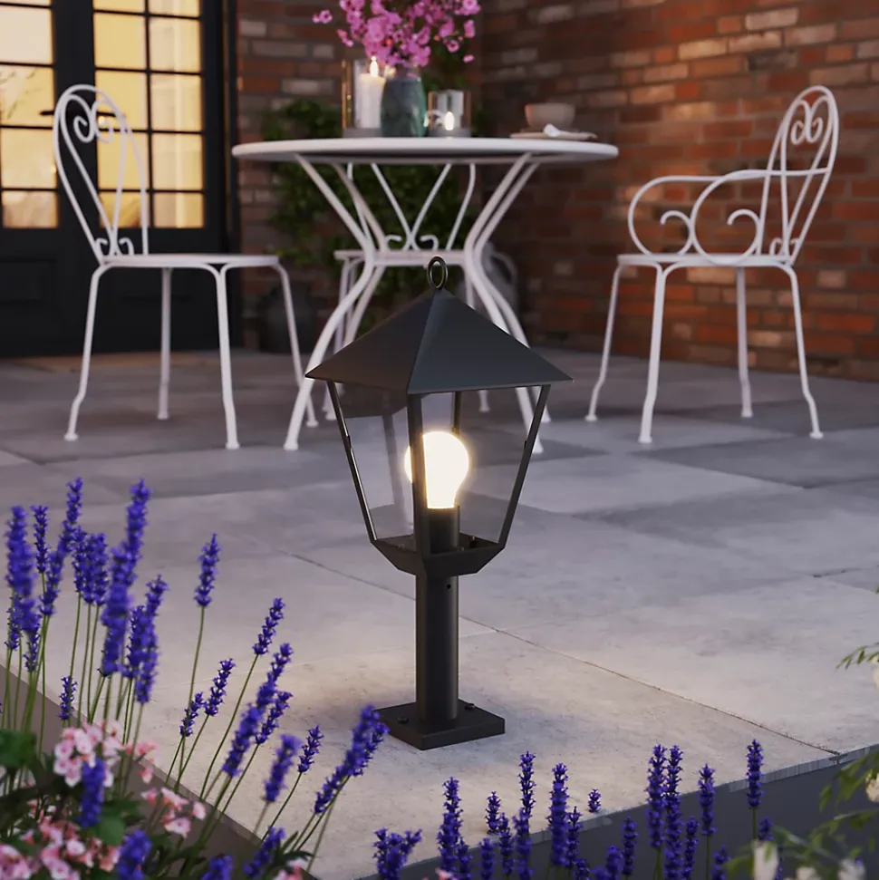 Borne Docker taille S E27 25W IP44 GoodHome noir