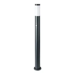 Borne Extérieur Anthracite avec Détecteur 110cm IP44 pour Ampoule E27 - SILAMP