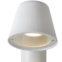 Borne extérieur DINGO-LED en métal avec 1xGU10 - Blanc - Lucide