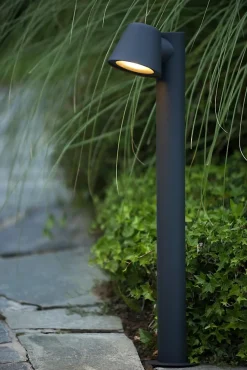 Borne extérieur DINGO-LED en métal avec 1xGU10 - Anthracite - Lucide