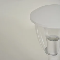 Borne extérieur en fonte Lisboa blanc IP44 E27 15W Corep