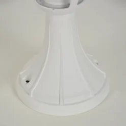 Borne extérieur en fonte Lisboa blanc IP44 E27 15W Corep