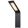 Borne extérieur LAWFORD en aluminium avec LED intégré - Noir - Lucide