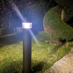 Borne extérieur solaire Orion Lumihome IP44 70/150lm l.7,6 x H.50 x P.9,8 cm