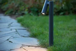 Borne extérieur TATUM en aluminium avec LED intégré - Anthracite - Lucide