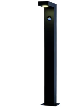 Borne extérieur TEXAS-IR en aluminium avec LED intégré - Anthracite - Lucide