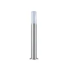 Borne Extérieure 60cm 220V IP65 ARGENT pour Ampoule E27 - SILAMP