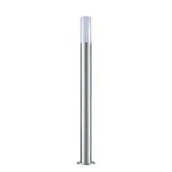 Borne Extérieure 100cm 220V IP65 ARGENT pour Ampoule E27 - SILAMP