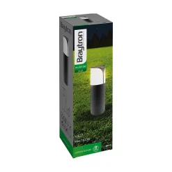 Borne extérieure E27 IP44 23W en Aluminium Gris