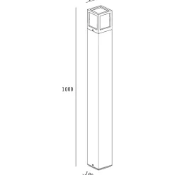 Borne Led de jardin Facado - Deko Light - Facado