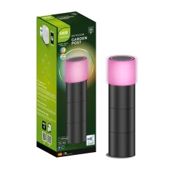 Borne LED extérieur connectée Smart dimmable IP54 RGBW 380lm