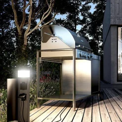 Borne LED extérieure AVI Indigo - 3W - 4000K - 190Lm - IP44 - Anthracite