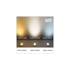 Borne LED extérieure Luxi 80 Indigo - H.90cm - 18W - 4000K - IP54 - Anthracite