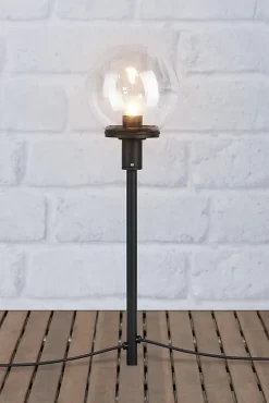 Borne LED extérieure, verre décoratif, IP44 - Markslöjd - Garden 24