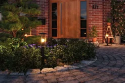 Borne lumineuse Classic favorable aux insectes IP44 500mm 2200K 4,3W 420lm 230V Noir E27 Métal