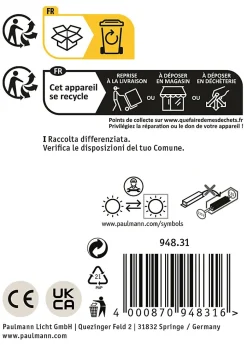 Borne lumineuse LED Cuff Détecteur de mouvement crépusculaire (IR) IP44 782mm 3000K 10W 700lm 230V 70 Anthracite Aluminium