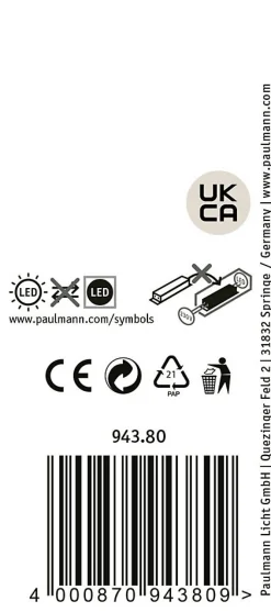 Borne lumineuse LED Ivo IP65 505mm 3000K 5,5W 150lm 230V Gris Aluminium