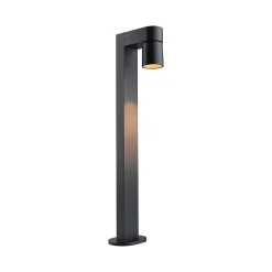 Borne lumineuse LED Kimu favorable aux insectes IP44 cylindrique 822mm 2200K 7,8W 500lm 230V 70 Anthracite Aluminium
