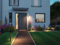 Borne lumineuse LED Kulma Détecteur de mouvement crépusculaire (IR) résistant à l'eau de mer IP44 500mm 3000K 7,5W 500lm 230V Anth