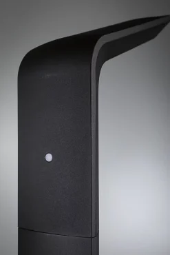 Borne lumineuse LED Merano Détecteur de mouvement crépusculaire (HF) IP44 910mm 3000K 14W 850lm 230V Anthracite Aluminium