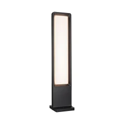Borne lumineuse LED Reana IP44 carré 832mm 3000K 2x4W 2x240lm 230V Anthracite Métal