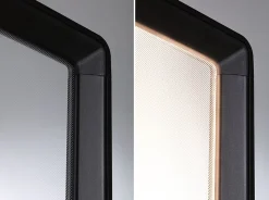 Borne lumineuse LED Reana IP44 carré 832mm 3000K 2x4W 2x240lm 230V Anthracite Métal