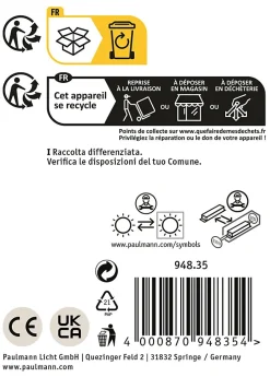 Borne lumineuse LED Sienna Détecteur de mouvement crépusculaire (HF) résistant à l'eau de mer IP44 780mm 3000K 9W 400lm 230V Anthr