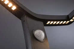 Borne lumineuse LED Smart Home Zigbee 3.0 Alara Détecteur de mouvement crépusculaire (IR) IP44 carré 665mm RGBW+ 10W 450lm 230V An