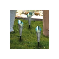 BORNE SOLAIRE DESIGN METAL ET VERRE X3 EZSOLAR - GL1030EZ