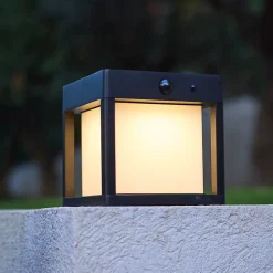 Borne solaire poteau PILARO sensor H15cm