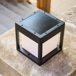 Borne solaire poteau PILARO sensor H15cm