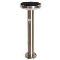Borne solaire Stella hauteur 50cm rond sur pic avec détecteur
