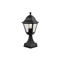 Borne Varennes E27 60W IP44 15 x 17 cm noir