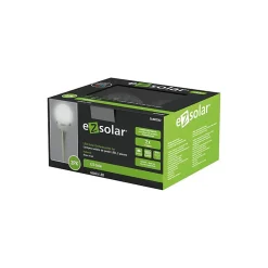 BORNES SOLAIRE LED MULTICOL.X2 BLC FRD EZSOLAR - GL1041EZ