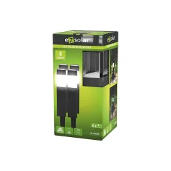 BORNES SOLAIRES LED X 4 BLANCNEUTRE EZSOLAR - GL1070EZ
