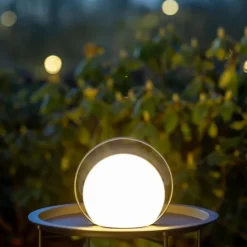 Boule LED Asta avec métal 20 cm