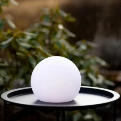 Boule lumineuse LED Mia blanche 25 cm