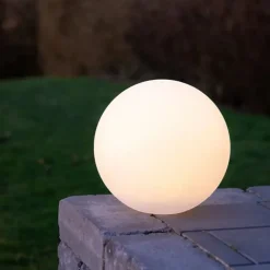 Boule lumineuse LED Mia blanche 40 cm