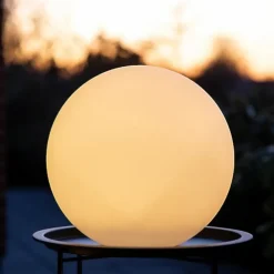 Boule lumineuse LED Mia blanche 40 cm