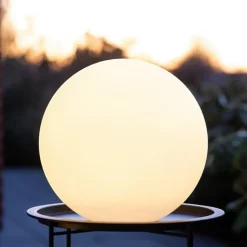 Boule lumineuse LED Mia blanche 40 cm
