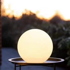 Boule lumineuse LED Mia blanche 30 cm