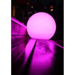 Boule solaire AUCUNE Luna Medium 28 cm 75 lumens 16 couleurs télécommande